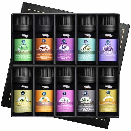 LagunaMoon Aroma Essential Oils Gift Set 10Pc